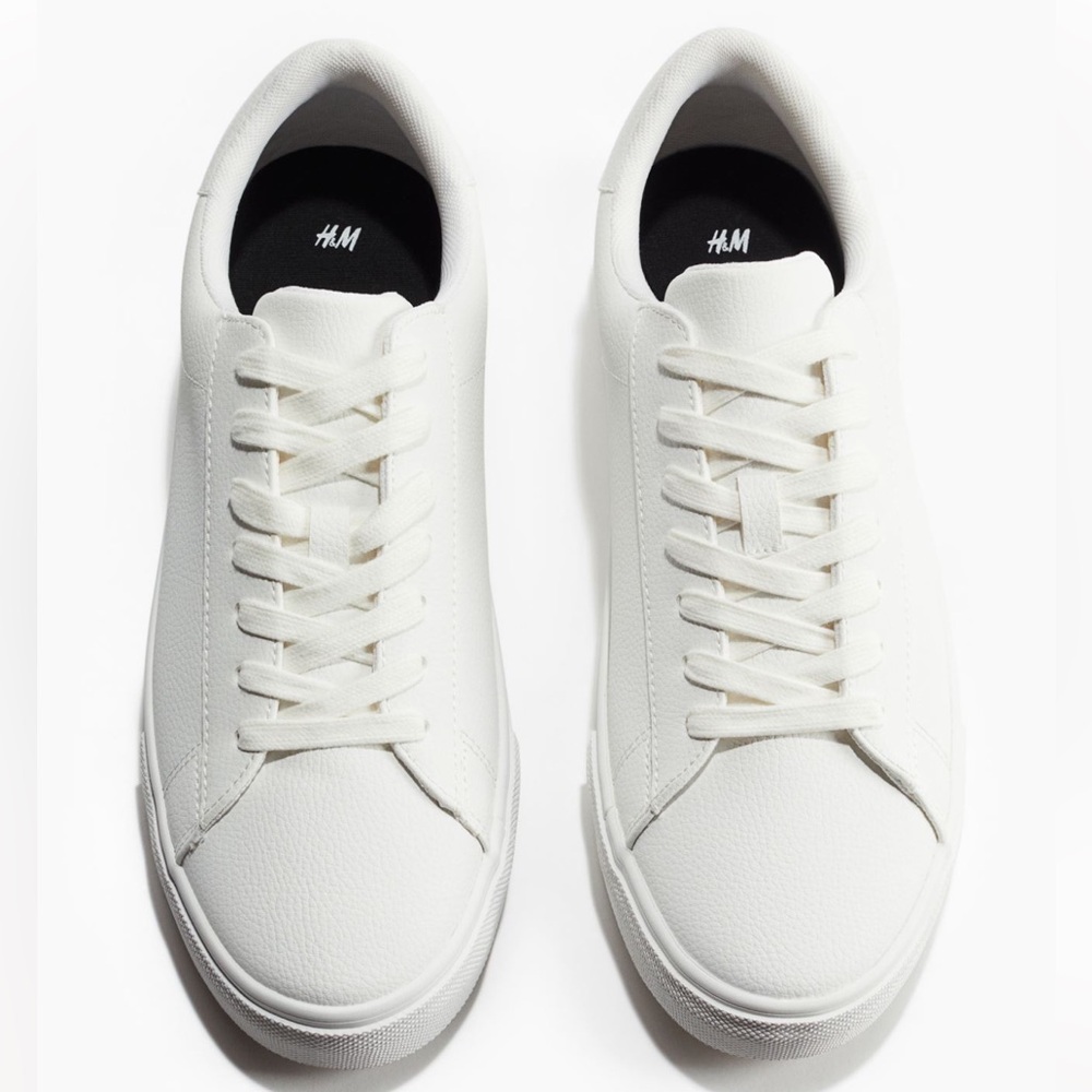White H&M sneakers